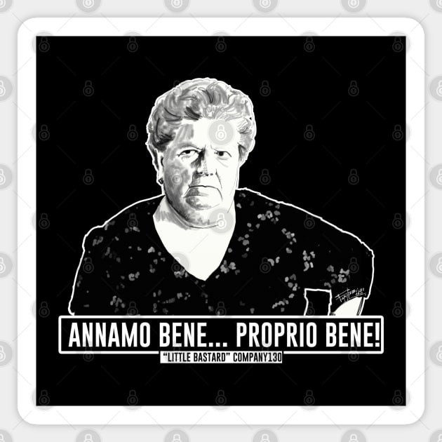 Annamo bene Sticker by LittleBastard